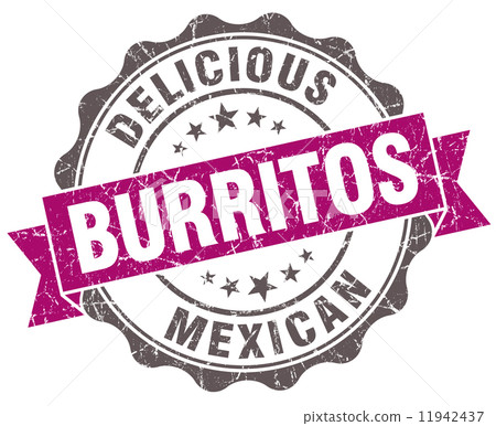 Delicious burritos violet grunge retro vintage isolated seal Delicious burritos violet grunge retro vintage isolated seal 11942437