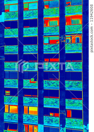 Thermovision image on Residential building 11942608