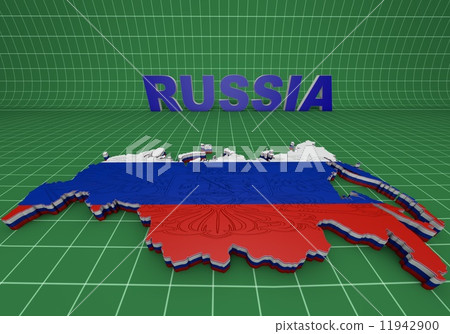 Illistration of Russia map Illistration of Russia map 11942900
