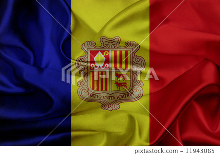 andorra grunge waving flag 11943085