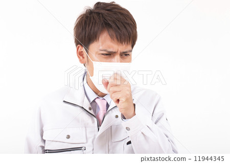 A young worker with a cold A young worker with a cold 11944345