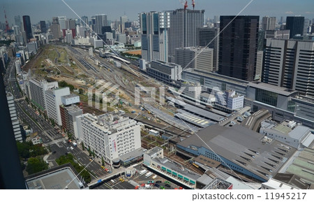 Shinagawa station north side overview Shooting taken in August 2014 11945217