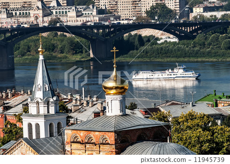 View on Kanavinsky Bridge. Nizhny Novgorod. Russia 11945739