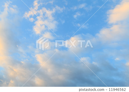 Blue sky during sunset 11946562