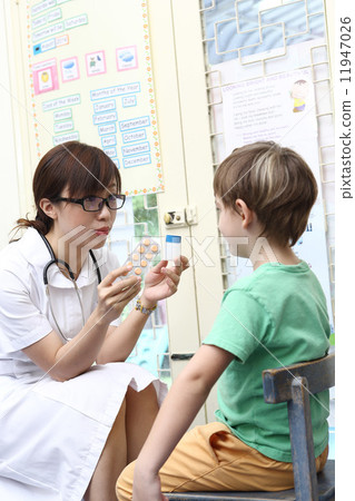 Nurse and child Nurse and child 11947026