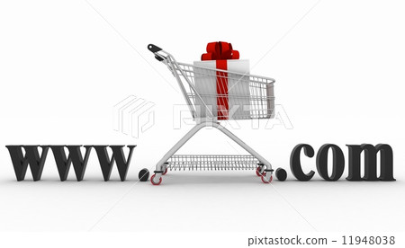 Concept of visiting e-business website 11948038