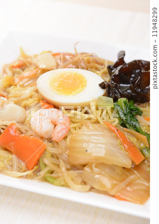 Delicious Chinese Chinese tea ceremony Five-eyed yakisoba 11948299