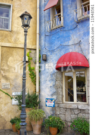 Street corner of a foreign country (part 1) 11948561