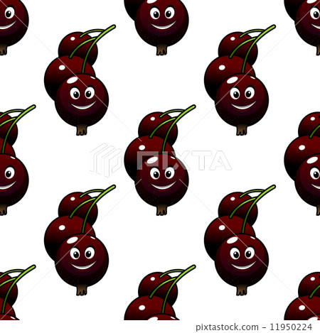 Seamless pattern of cartoon currants Seamless pattern of cartoon currants 11950224
