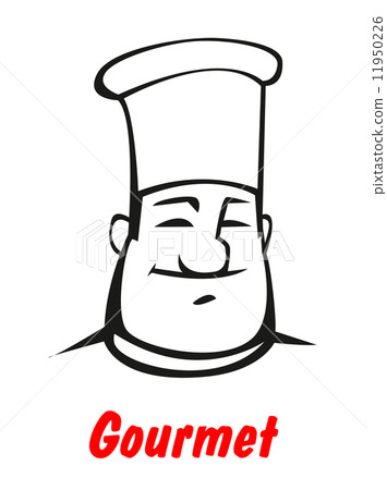 Cartoon smiling friendly chef Cartoon smiling friendly chef 11950226