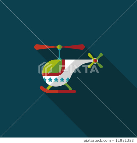 helicopter flat icon with long shadow,eps10 helicopter flat icon with long shadow,eps10 11951388
