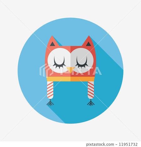 baby hat flat icon with long shadow,eps10 baby hat flat icon with long shadow,eps10 11951732