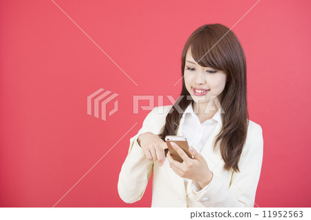 Woman in a white suit Woman in a white suit 11952563
