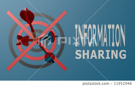 Dart board blue information sharing 11952946