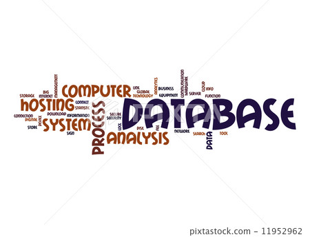 Database word cloud - Stock Illustration [11952962] - PIXTA