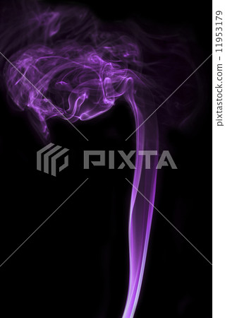 colorful smoke of Joss stick 11953179