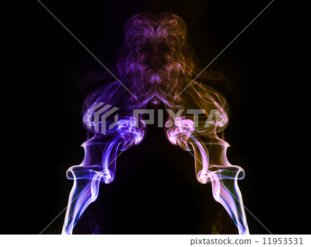 smoke of Joss stick 11953531