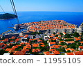 dubrovnik, croatia, a castle wall 11955105
