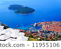 dubrovnik, croatia, a castle wall 11955106