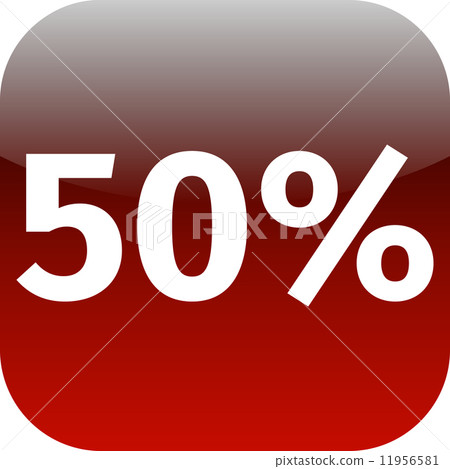50 percent icon 11956581