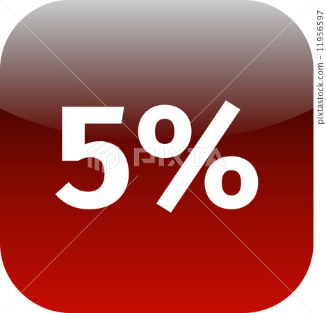 5 percent icon 11956597