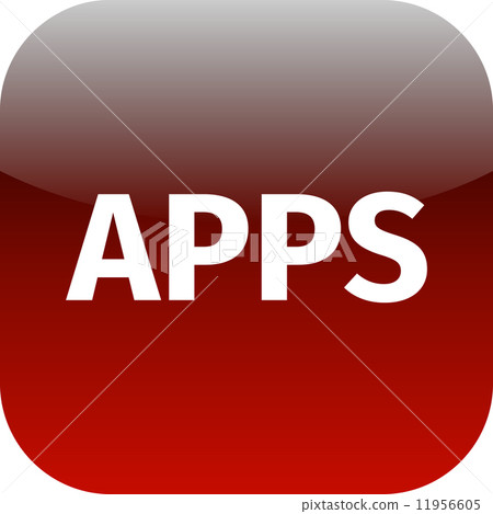 red icon with text apps red icon with text apps 11956605