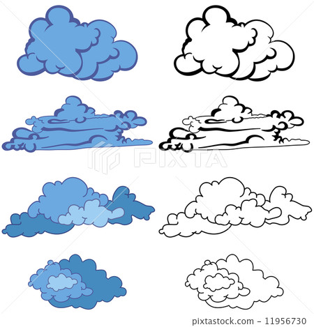 Set of clouds 11956730