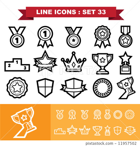 Line icons set 33 Line icons set 33 11957502