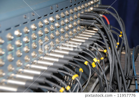 Studio xrl cables patch panel. 11957776