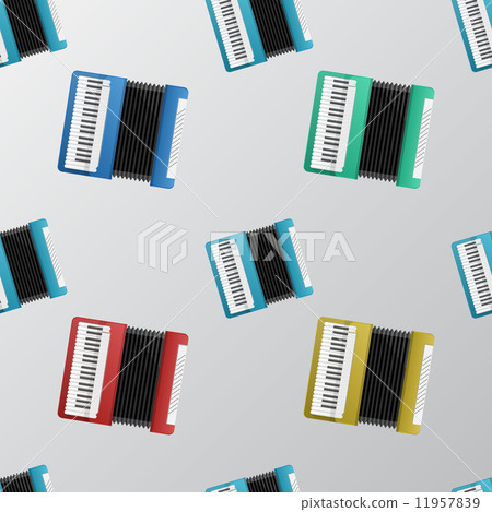 Vector background for accordion 11957839