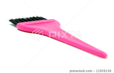 Brush hair coloring on a white background 11958130