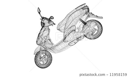 scooter on a background scooter on a background 11958159