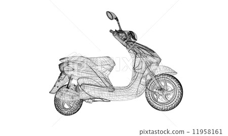scooter on a background scooter on a background 11958161