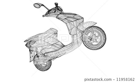 scooter on a background scooter on a background 11958162