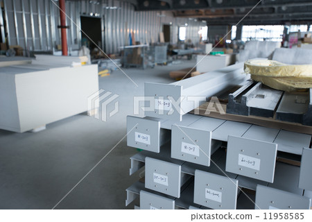 施工現場的施工材料 11958585