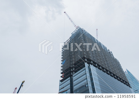 正在建設中的摩天大樓 11958591