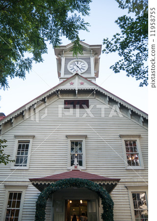 Sapporo clock tower (front view) 11958755