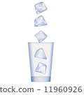 glass, ice, cup 11960926