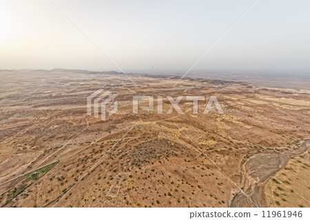 Maroc Marrakech desert aerial 11961946