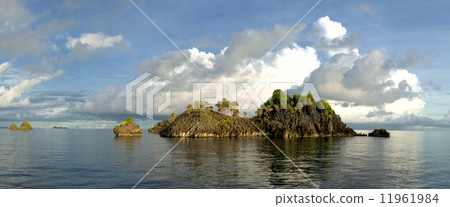 Raja Ampat Papua huge panorama landscape Raja Ampat Papua huge panorama landscape 11961984