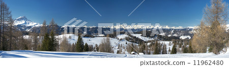 Dolomites huge panorama view Dolomites huge panorama view 11962480