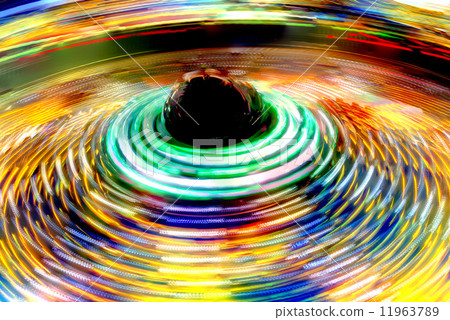 Luna Park moving lights background Luna Park moving lights background 11963789