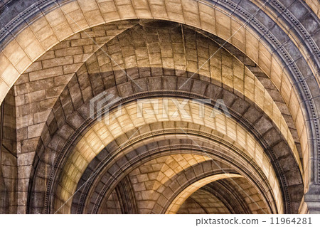 medieval church stone arches medieval church stone arches 11964281