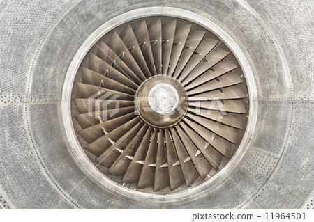 Jet Airplane turbine engine 11964501