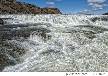 gulfoss waterfall in iceland 11964694