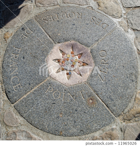 france roads zero point 11965026