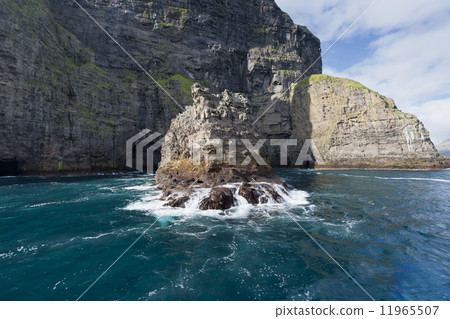 Far Oer Danmark Vestmanna Cliffs Panorama Far Oer Danmark Vestmanna Cliffs Panorama 11965507