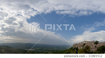 Umbria, Italy Todi huge panorama 11965512