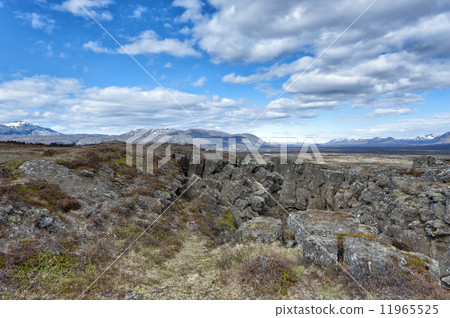 Pingvellir Iceland earth fracture landscape 11965525