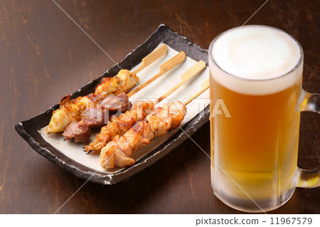  Yakitori and beer 11967579